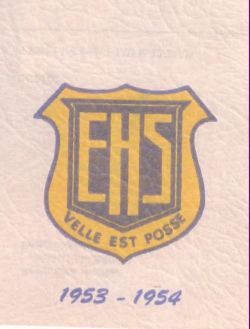 Cover of 1953-54 School Year Book